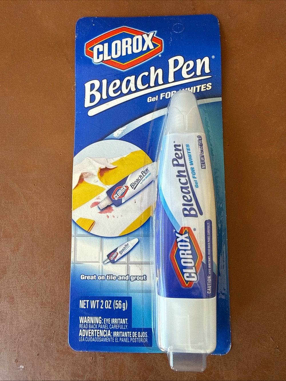 New Sealed Dented Box Clorox Bleach Pen Gel For Whites Dual Tipped 2 oz